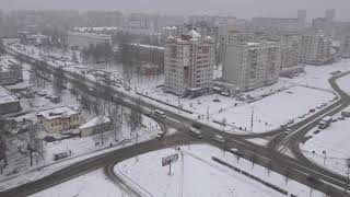 Снег ложиться Землю укрывает Новочебоксарск 31 10 2019
