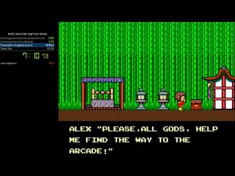 Alex Kidd: High Tech World Speedrun in 8:46