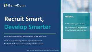 Recruit Smart, Develop Smarter: BerryDunn Lunch & Learn