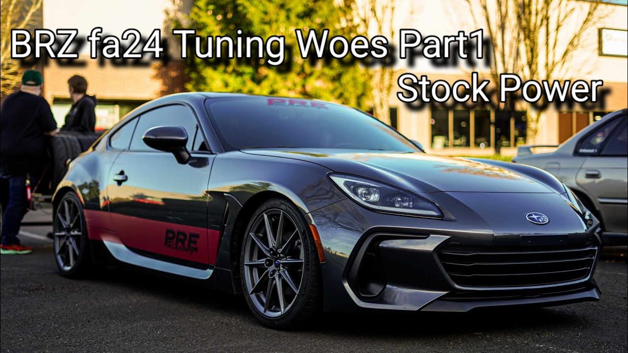 BRZ Gen2 fa24 Tuning Woes Part1 - Can we make any power on a stock car?