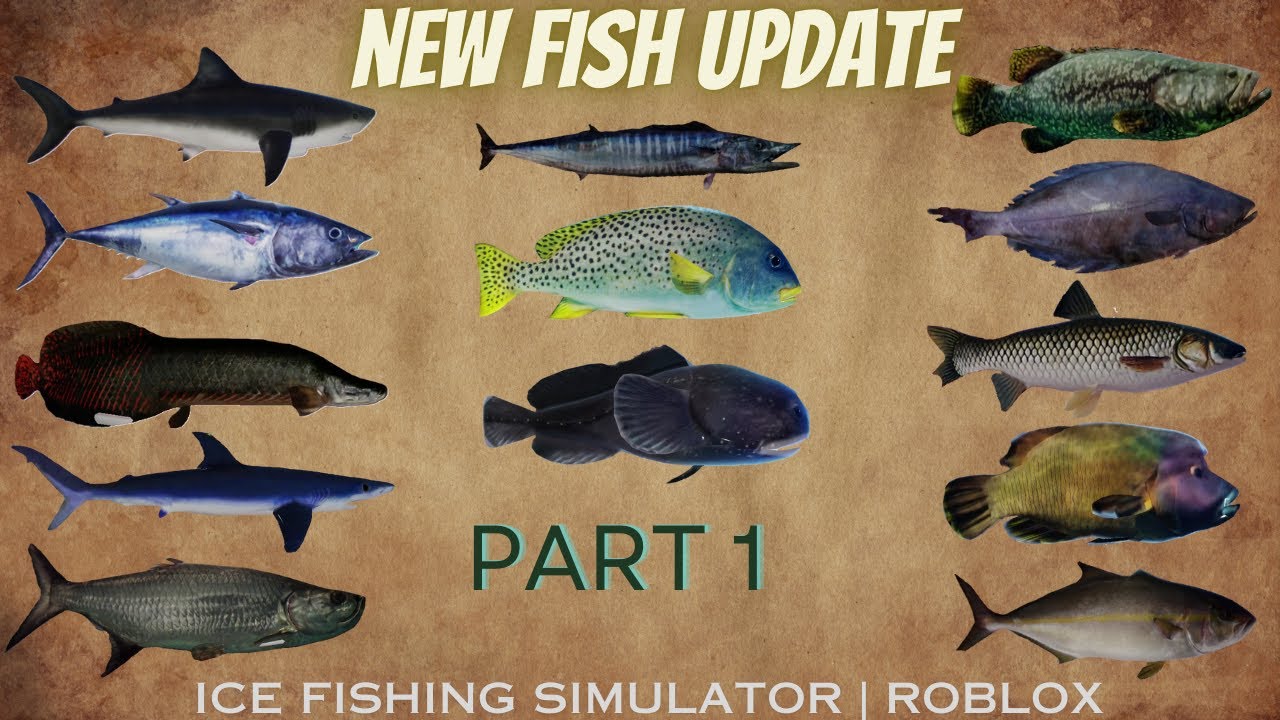 NEW FISH update PART 1 in Ice Fishing Simulator 
