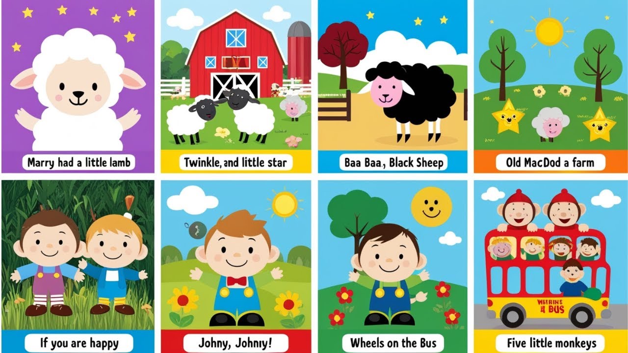 Top 10 Popular Kids Songs More Nursery Rhymes – QEKJ