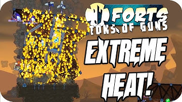 Forts Multiplayer 4v4 Gameplay Explosions EVERYWHERE!