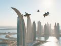 اسماك القرش تتطاير بين المدينه ذكاء الاصطناعي