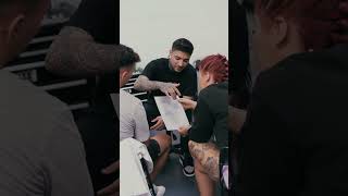 Adorable matching Grogu tattoos at No Regrets Tattoo Studio #shorts