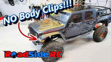 NO MORE BODY CLIPS!!!  SCX10iii Clipless Body Mounting System from Fine Laser Designs