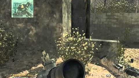 MW3 - 2nd 1v1 quickscope ON PS3 (Read Description)