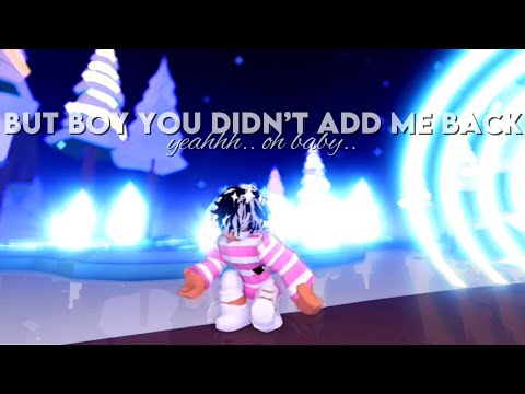 Boy u didn’t add me backk 😭💔 (yes another recreation)