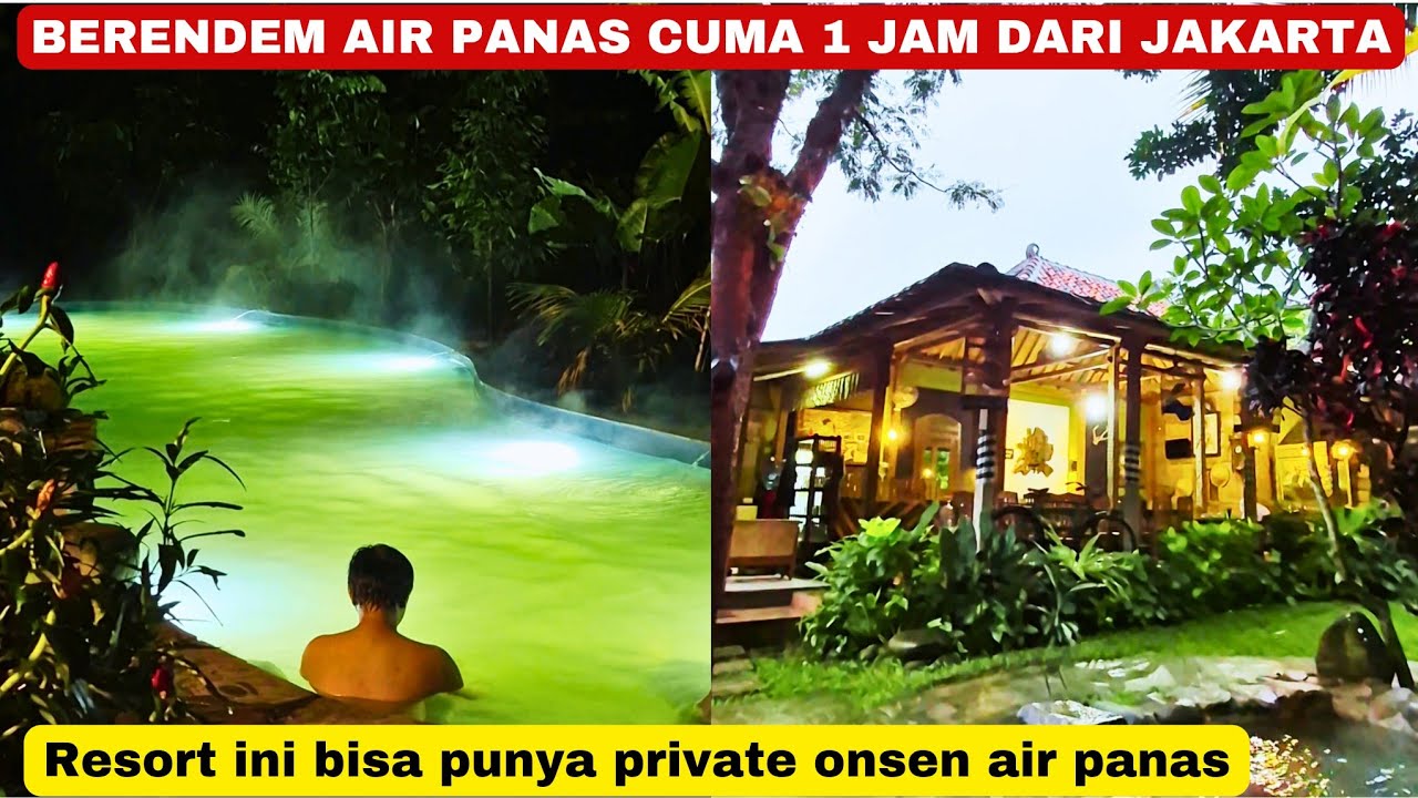 RESORT ONSEN AIR PANAS DI SENTUL‼️ TIRTA ARSANTA |type villa papandayan #resort #sentul #bogor 
