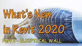 Whats New In Revit 2020? Elliptical Wall - Part 1 - 