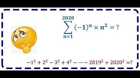 Alternating Series (alternating sum of squares)