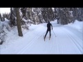 ski de fond feclaz avec cédric