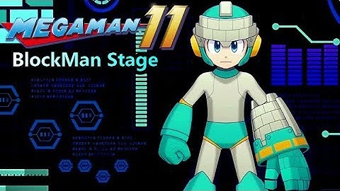 Megaman 11 Demo Gameplay - BlockMan Stage
