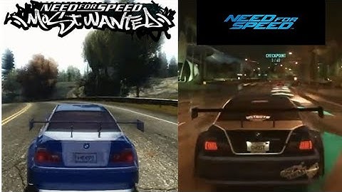 Need For Speed 2015 VS NFS Most Wanted 2005 Graphics Mods