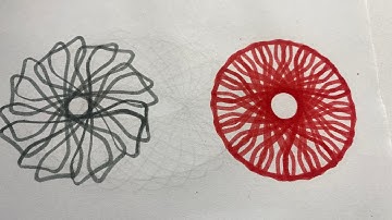 Spirograph Art draw ASMR Satisfying #spirograph #asmr #spirographdrawing