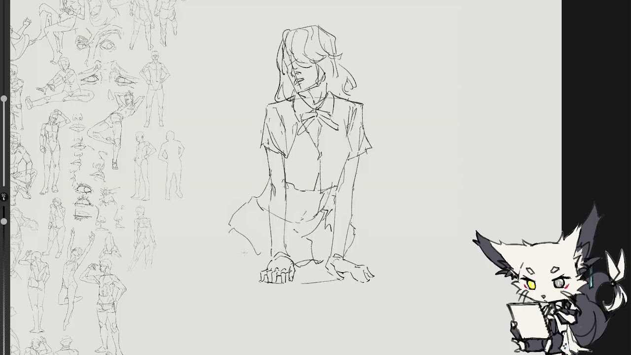 手描き自作絵画 JIN KUI 69【お絵描き練習】20260617 - YouTube
