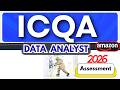 Amazon ICQA Data Analyst Assessment Test 2026 | Updated Complete Amazon Interview Question & Answers