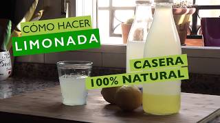 Cómo hacer una Limonada Casera y 100% Natural