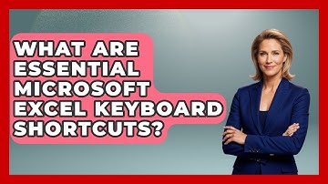 What Are Essential Microsoft Excel Keyboard Shortcuts? - Ultimate Study Hacks