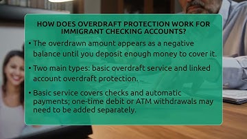 How Does Overdraft Protection Work For Immigrant Checking Accounts? - Immigrant Finance Coach