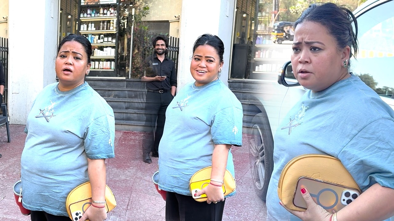 Bharti Singh Funny Conversation With Media | Spotted Outside Salon In Andheri