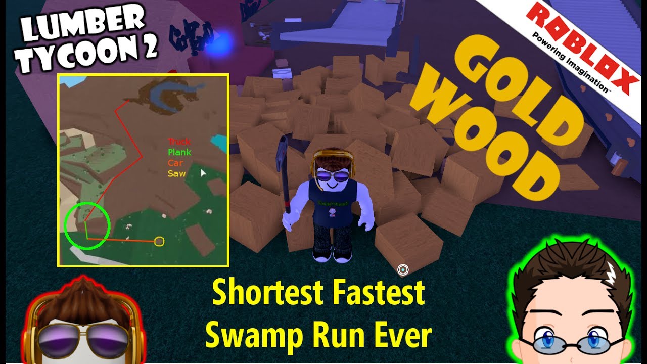 Roblox Lumber Tycoon 2 The FASTEST Golden Path I have found YouTube