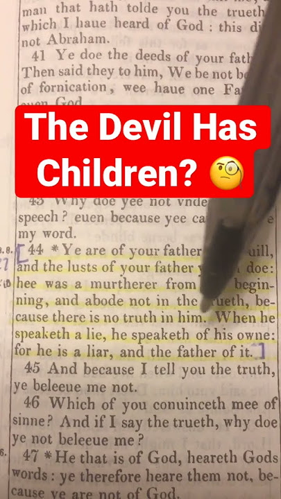 Not Everyone Is A #Child Of #God . John 8:44 #israel