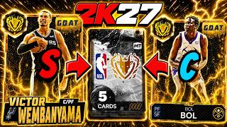 RANKING THE BEST GOAT CARD IN NBA2K26 MyTeam OFFICAL TIER LIST
