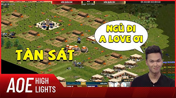 AoE Highlight | Pha ngủ quên của vanelove và cuộc tàn sát nông dân của Chim Sẻ