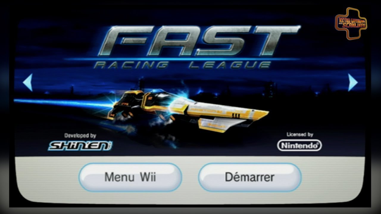 FAST Racing League - Boot, Start Up & Title Screen - Wii EDTV 60fps ...