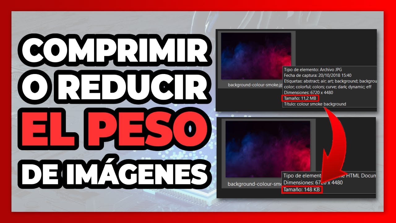 🔥 COMPRIMIR Imágenes JPG: Como REDUCIR o BAJAR EL PESO Sin Perder CALIDAD ✅ [Usando Photoshop]