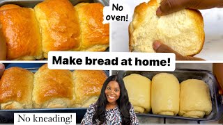 How to make Bread at home for beginners without Oven| No Kneading |step by step
