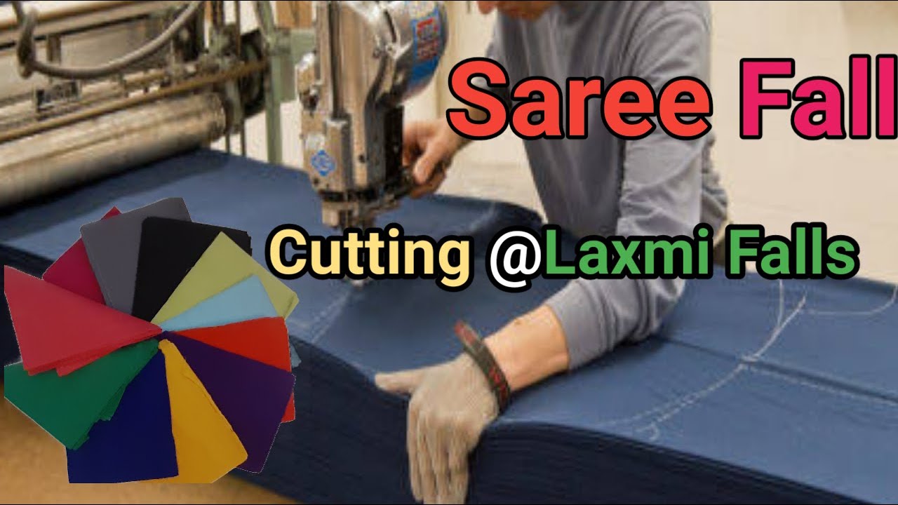 Saree Fall cutting @laxmi handloom print rajasthan