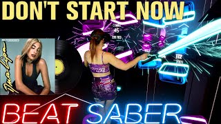 Beat Saber Dont Start Now By Dua Lipa Expert First Attempt Mixed Reality