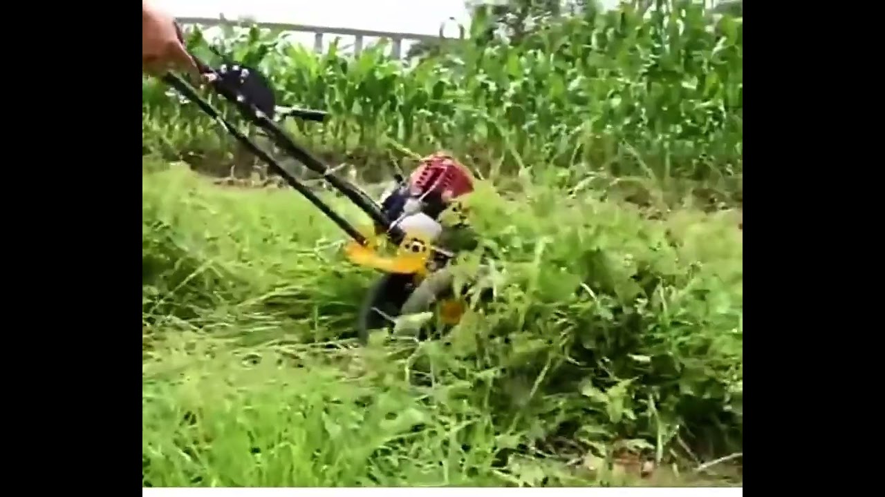 ☆小型☆【エンジン草刈機】手押式 小型自走式エンジン草刈機／ヘッジ