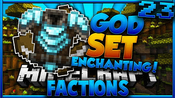 Minecraft Factions: "GOD SET ENCHANTING!" #23 (CosmicPvP: Pleb Planet)