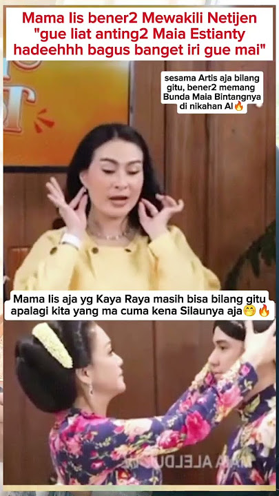 Iis dahlia aja bilang gitu #shorts #maiaestianty #iisdahlia #artist #selebriti #fyp