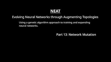 Simulated Fish Ecosystem (NEAT Neural Networks | Unity Code-Along) | Part 13 : Network Mutation