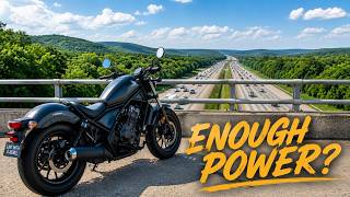 Honda Rebel 300 Highway Speed Test | 50, 60 & 70 MPH