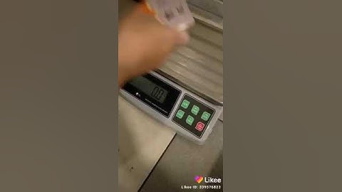 Cara Hitung PCS Timbangan D-scale Single display