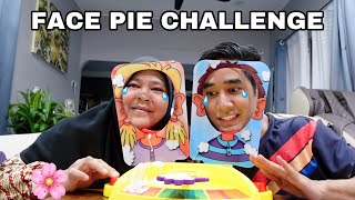 FACE PIE CHALLENGE DENGAN FAMILY 😂