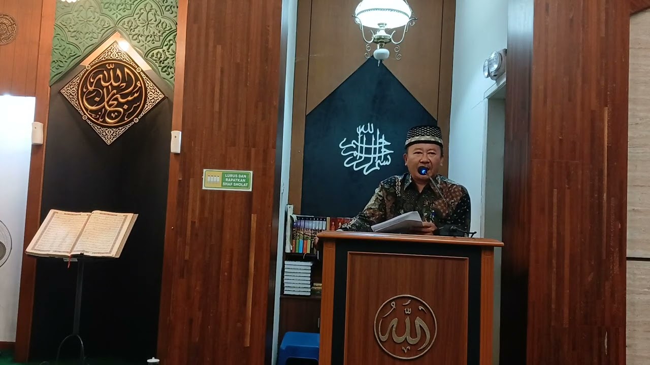 TARAWIH 1447 H (1 Ramadhan – 18/02/26) Bagian 1: Ceramah – Dr. H. Khaerudin Kurniawan, M.Pd.