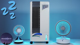 Fall asleep 😴 to the noise of an air cooler and two fans - Black Screen