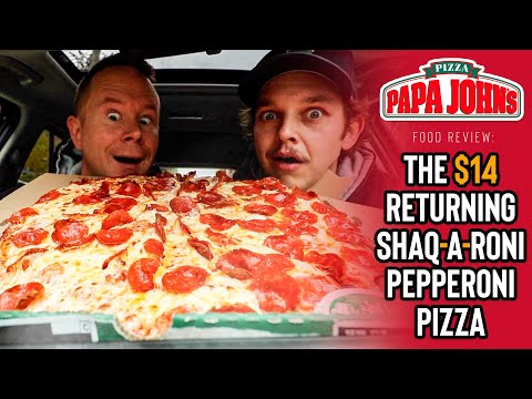 Shaq-a-Roni pizza is back at Papa Johns 