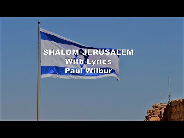 THEY SHALL PROSPER THAT LOVE JERUSALEM Shalom Y'Israel! We pray