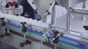 LOM How to count capsule pill by using counting and packing machine