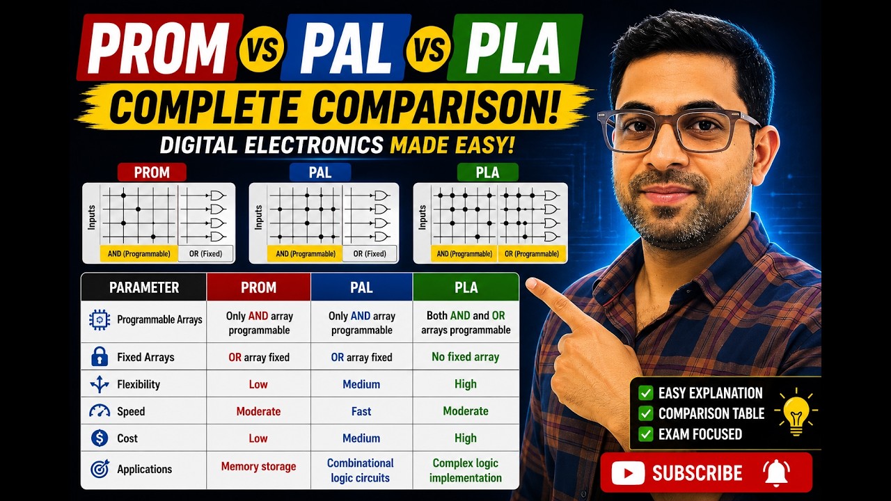 Diff Rom Pla Pal PROM, PAL and PLA Comparison Table | Programmable Logic Devices ...