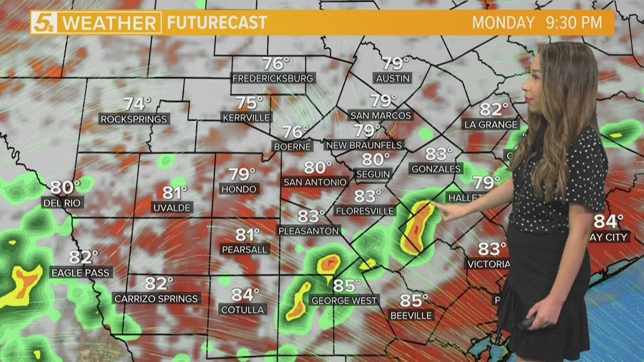 Rain chances improve next week for San Antonio - YouTube