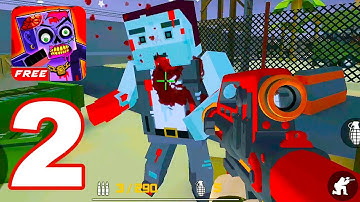 Pixel Zombie War: Survival - Gameplay Walkthrough Part 2 - Level 5 - 7 (Android Games)