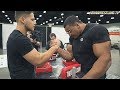 ARM WRESTLING vs WORLDS STRONGEST BODYBUILDER